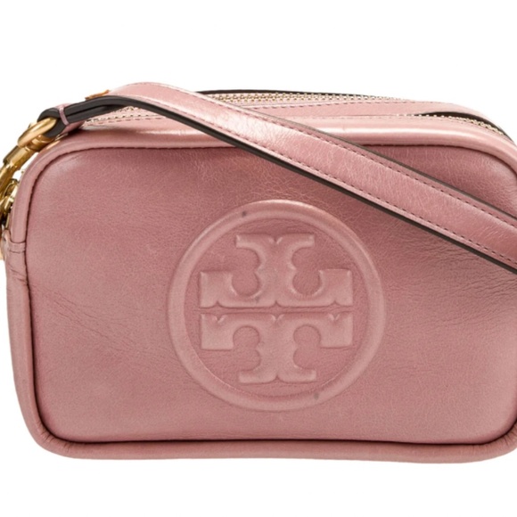 Tory Burch Perry Bomb glazed mini bag pink - Picture 4 of 13
